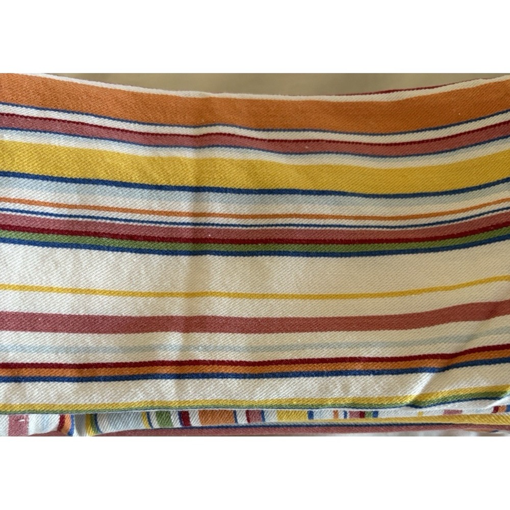 Ralph Lauren Chaps Cloth Napkins Set of 4 bright stripes 19"‎ - Picture 4 of 5